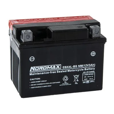 Batteri 12V EBX4L-BS 113X70X85