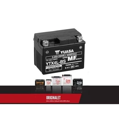 Batteri YTX4L-BS. AH3. 114X71X86