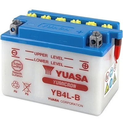 Batteri Yuasa YB4L-B, AH4, 121X70X92 mm