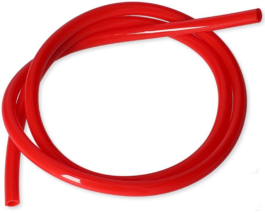 Bränsleslang 5 mm Röd 1 meter i förpackning