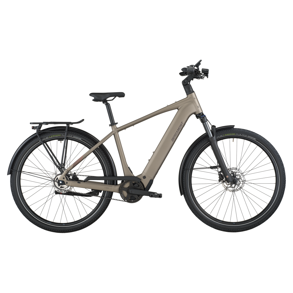 Elcykel Bergamont E-Horizon Tour 20 Belt Warm Silver