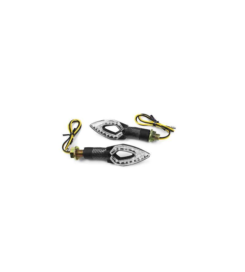 Blinkers OPM Apache LED Svart (Par)