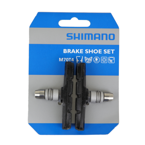 Bromsbelägg V-broms Shimano M70T4 (Par)