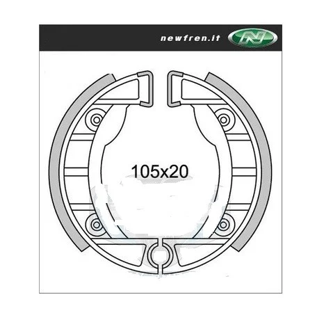 Bromsbackar Grimeca 105