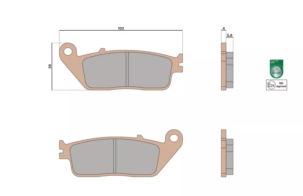 Bromskloss Malossi MHR Synt