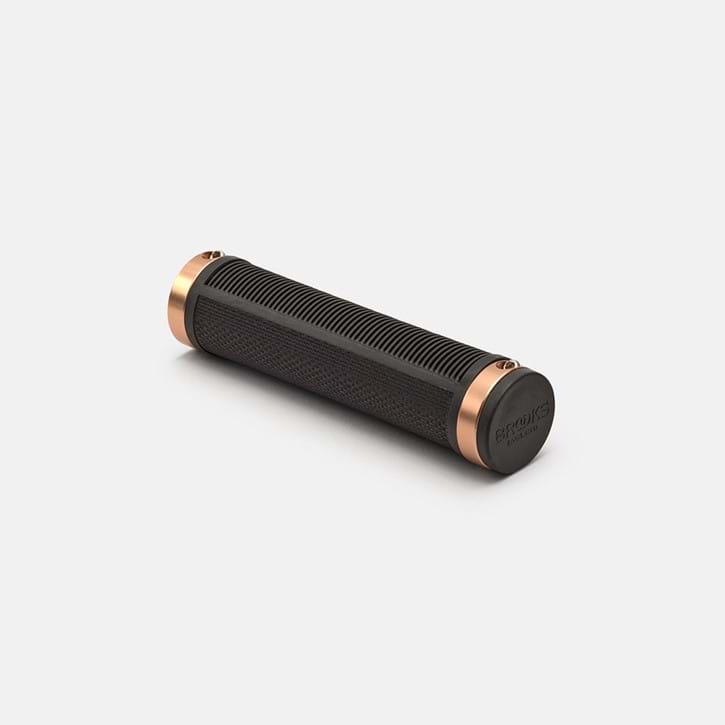 Handtag Brooks Cambium Rubber 130/130 Svart/Koppar