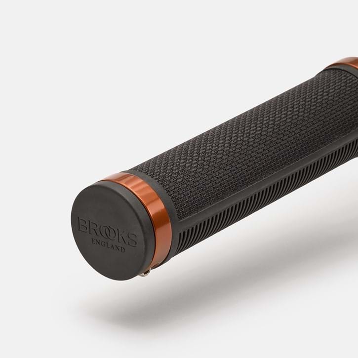 Handtag Brooks Cambium Rubber 130/130 Svart/Orange