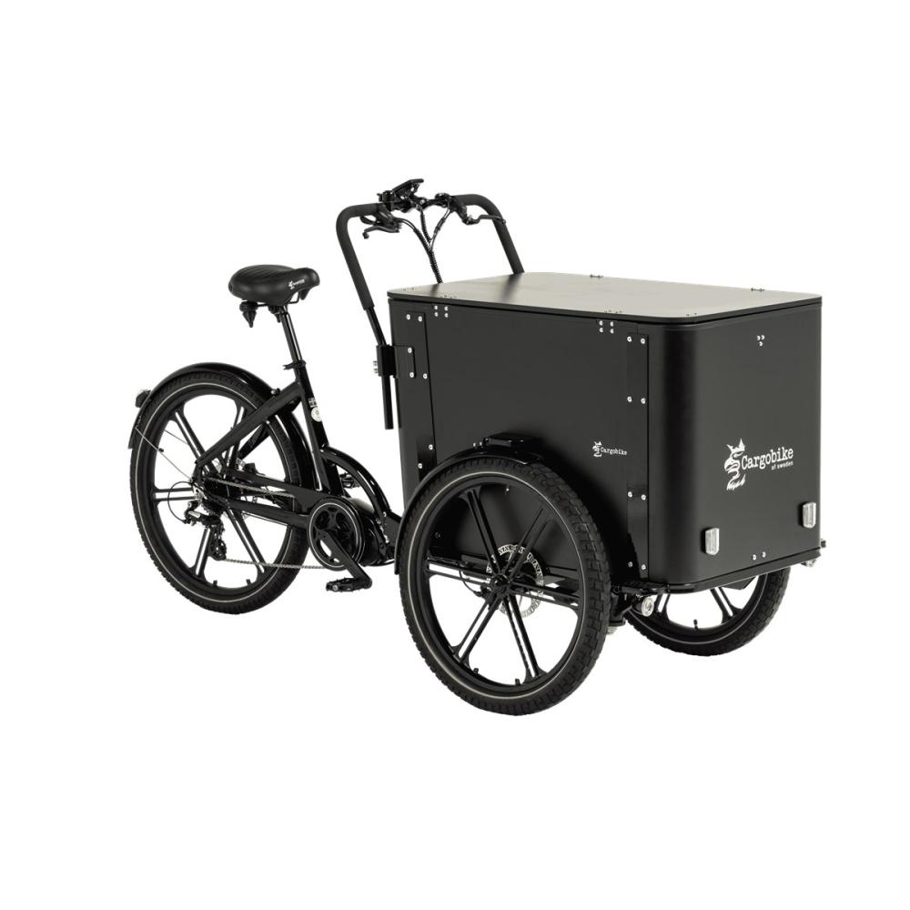 Cargobike DeLight Box Electric – Premium el-lådcykel med mittmotor