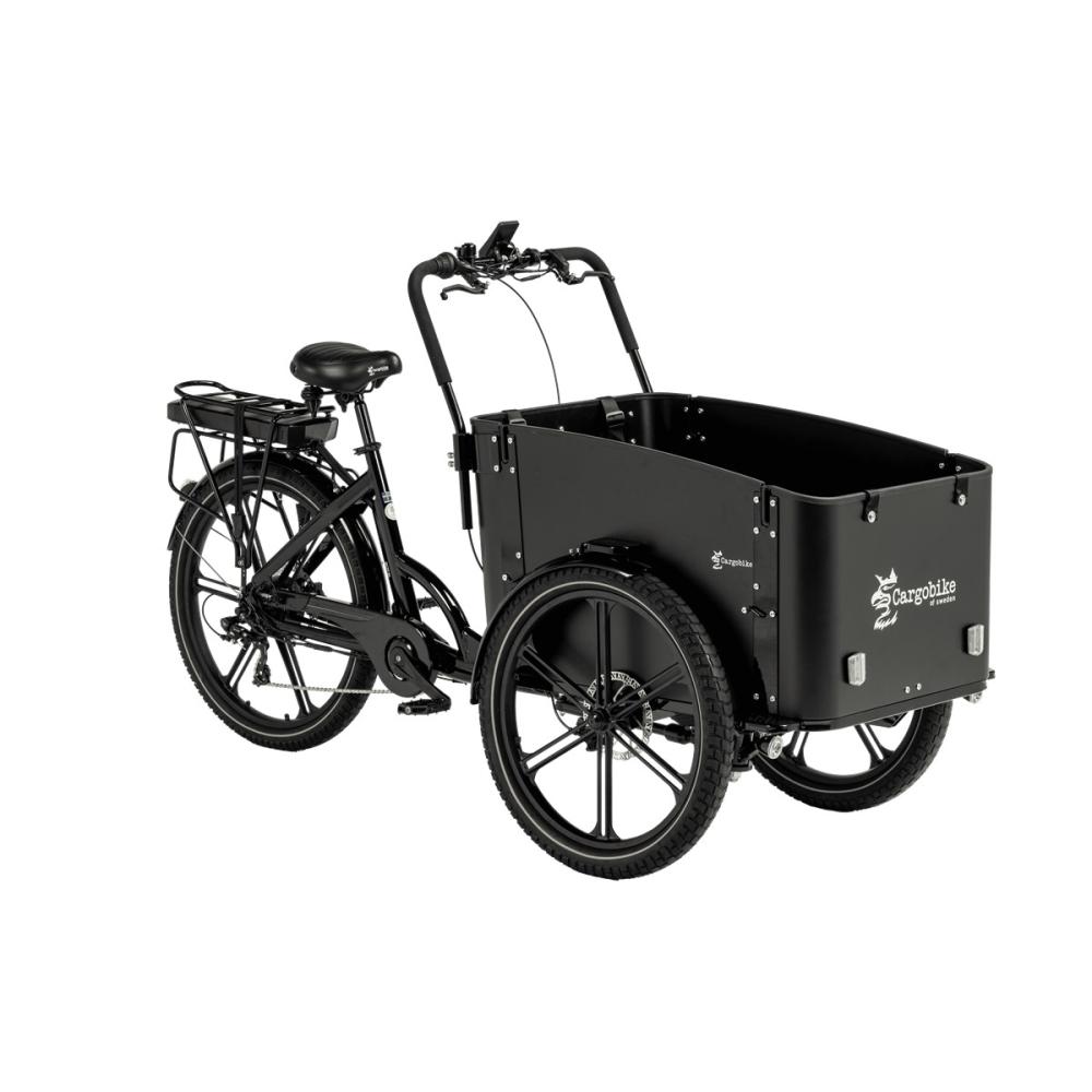 Cargobike Flex El-Lådcykel – 4 barn, 250W motor, magnesiumhjul