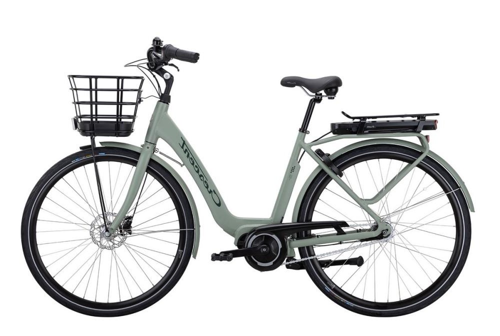 Crescent Elora Elcykel 7-växlad Grön centermotor