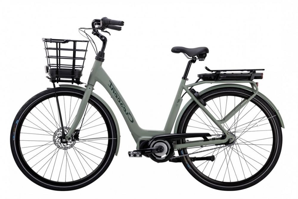 Crescent Elsa Elcykel 7-växlad Grön Shimano centermotor