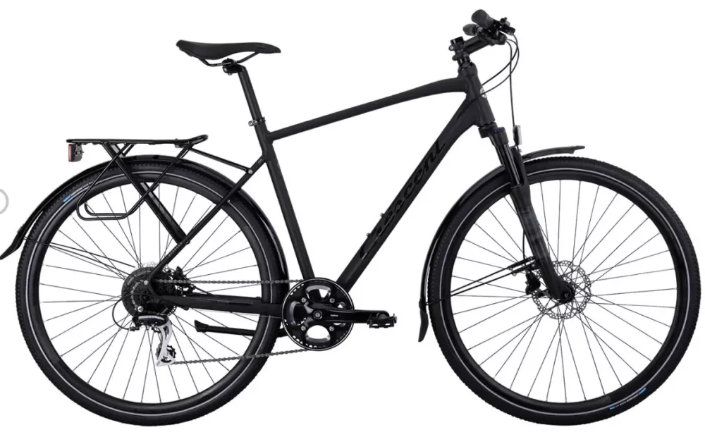 Crescent Starren Hybrid 8-växlad 53cm Svart Hydraulisk skivbroms 28tum