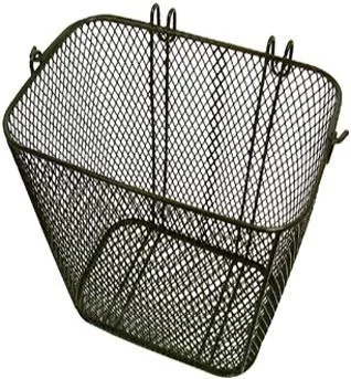 Cykelkorg bak, svart, Mått: 33x23x31 cm