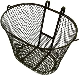 Cykelkorg fram svart, mått: 37 x 26.5 x 25cm