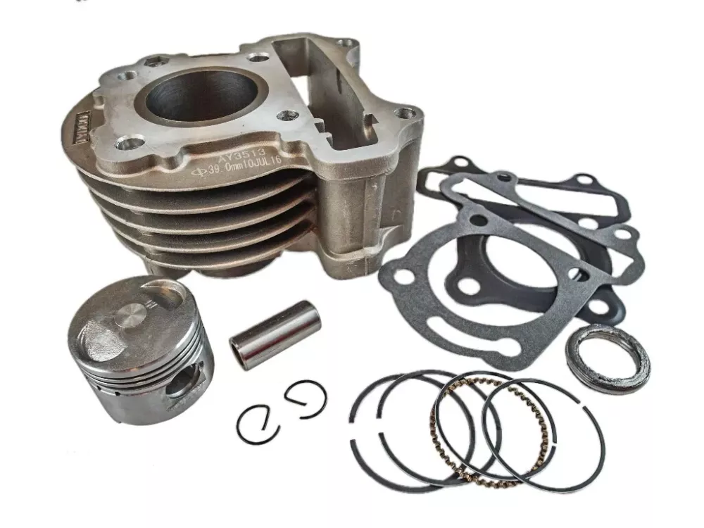 Cylinderkit 50cc 39 mm till GY6 / QMB139 4-takt – Baotian, TMS, Kymco Agility & Vitality