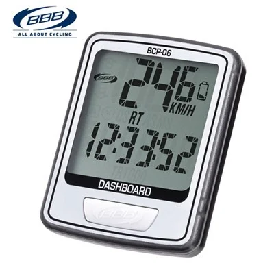 Cykeldator BBB DashBoard 10 funktion vit