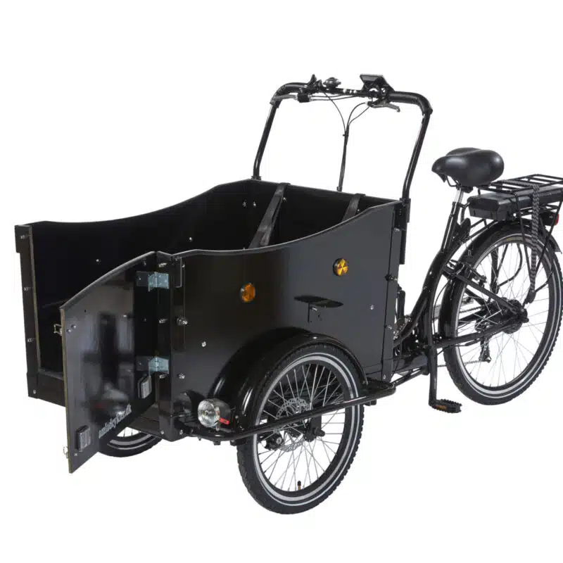 El-lådcykel Dog – Lådcykel med öppningsbar front