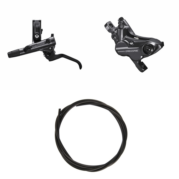 SHIMANO DEORE Skivbromsset BR-M6120 + BL-M6100 Vänster/fram