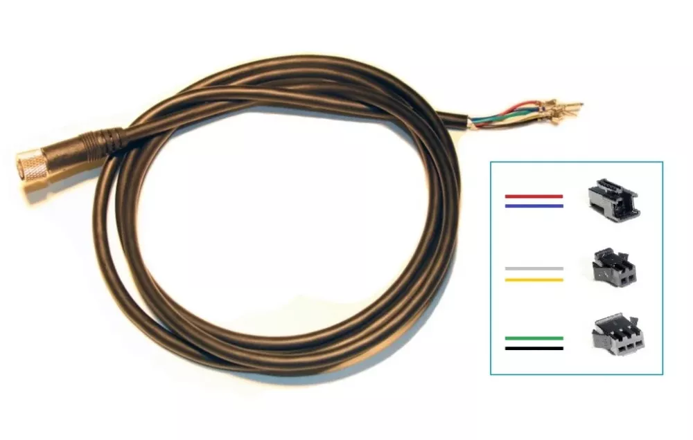 Kabel Display Rund kontakt 150cm