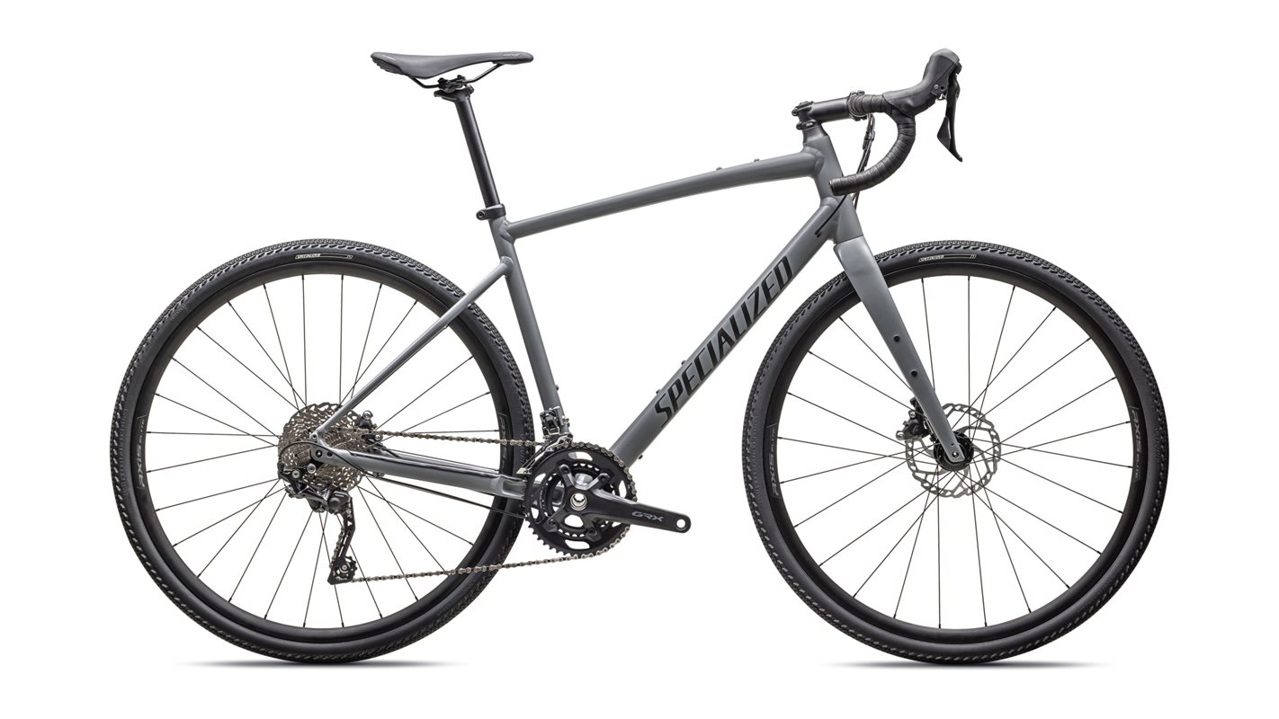 Gravelbike Specialized Diverge E5 Elite Satin Ashen / Obsidian (58)