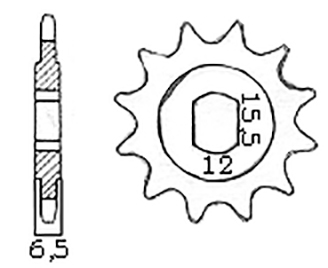 Framdrev Sachs 501 13T