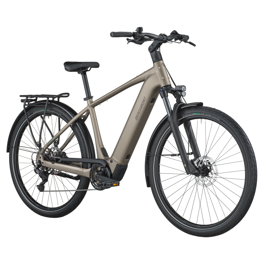 Elcykel Bergamont E-Horizon Sport 30 Warm Silver