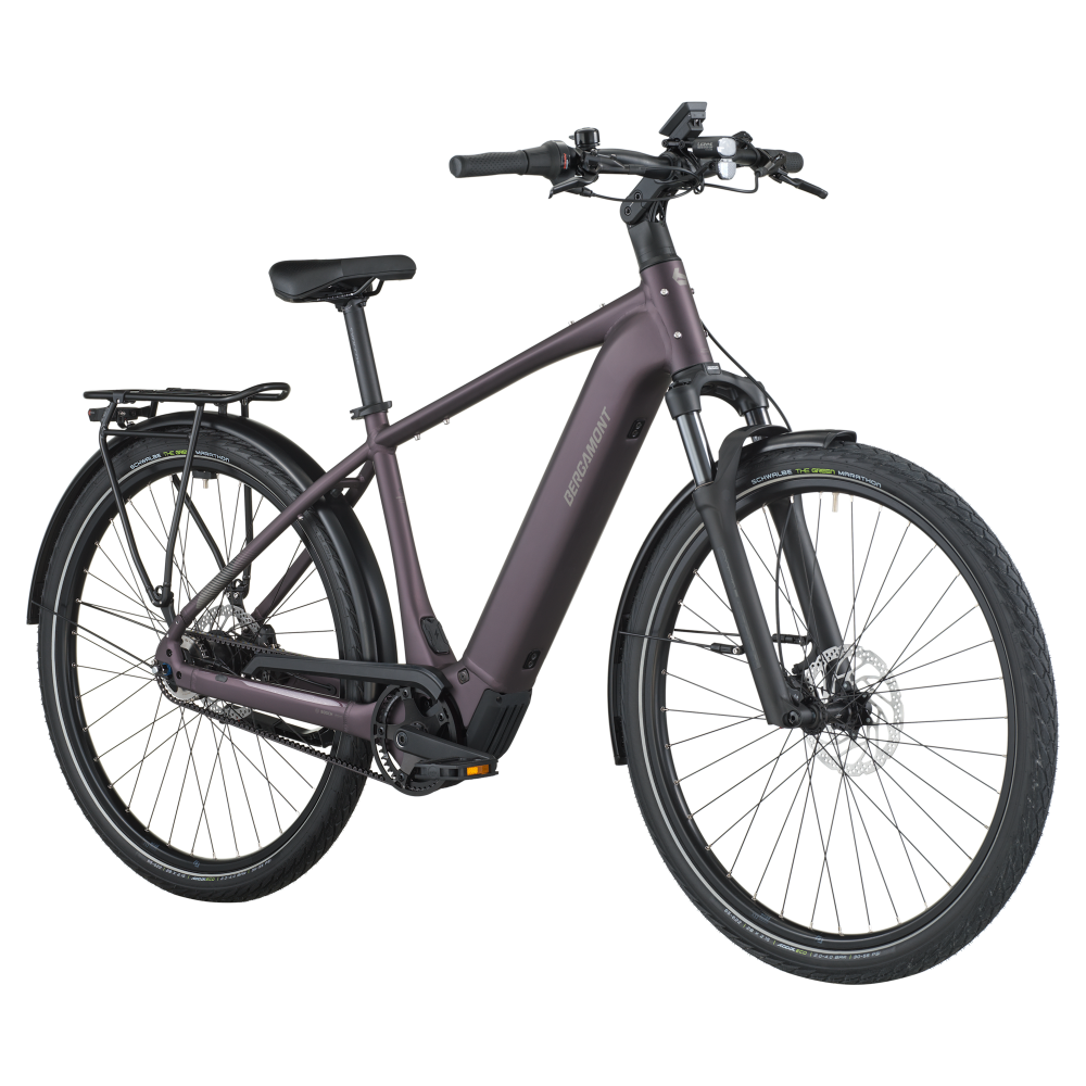 Elcykel Bergamont E-Horizon Tour 10 Belt Dusky Purple