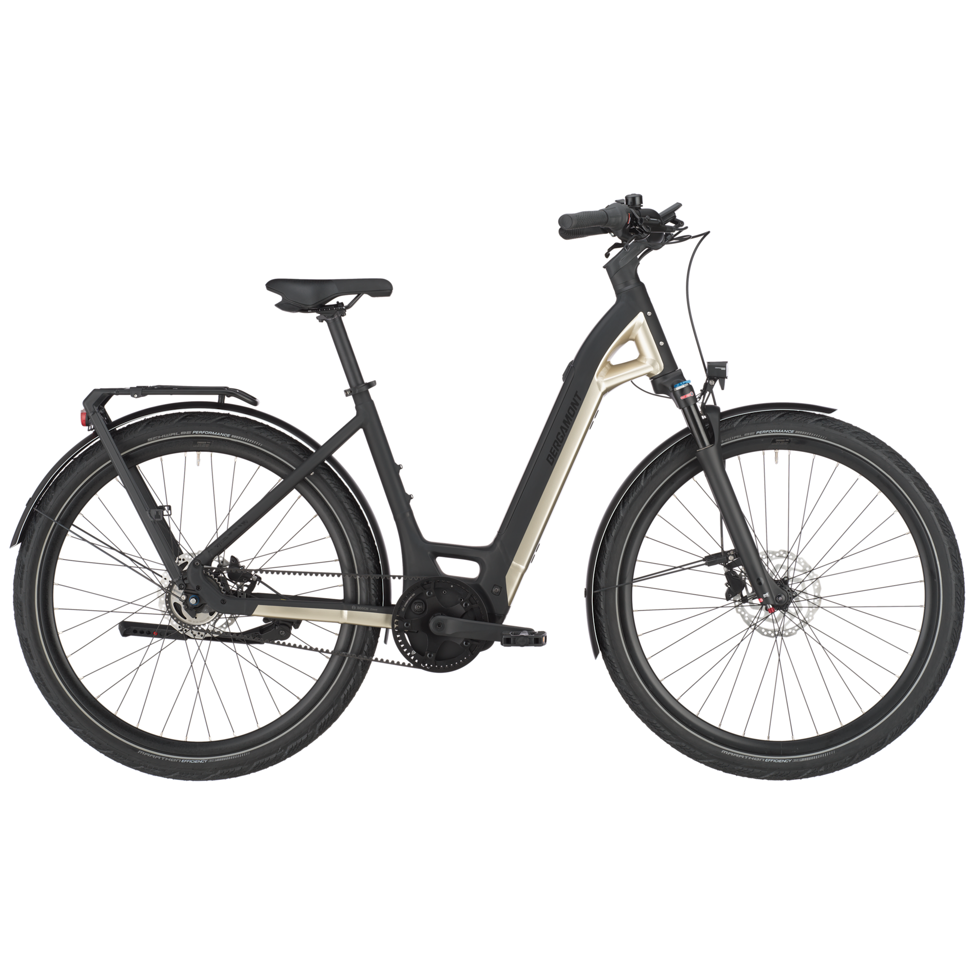 Elcykel Bergamont E-Ville 20 Belt Stardust Beige
