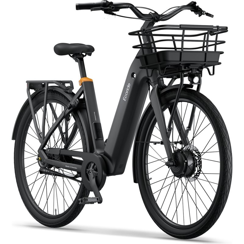 Ecoride Ambassador 4, Svart, Remdrift, Fotbroms