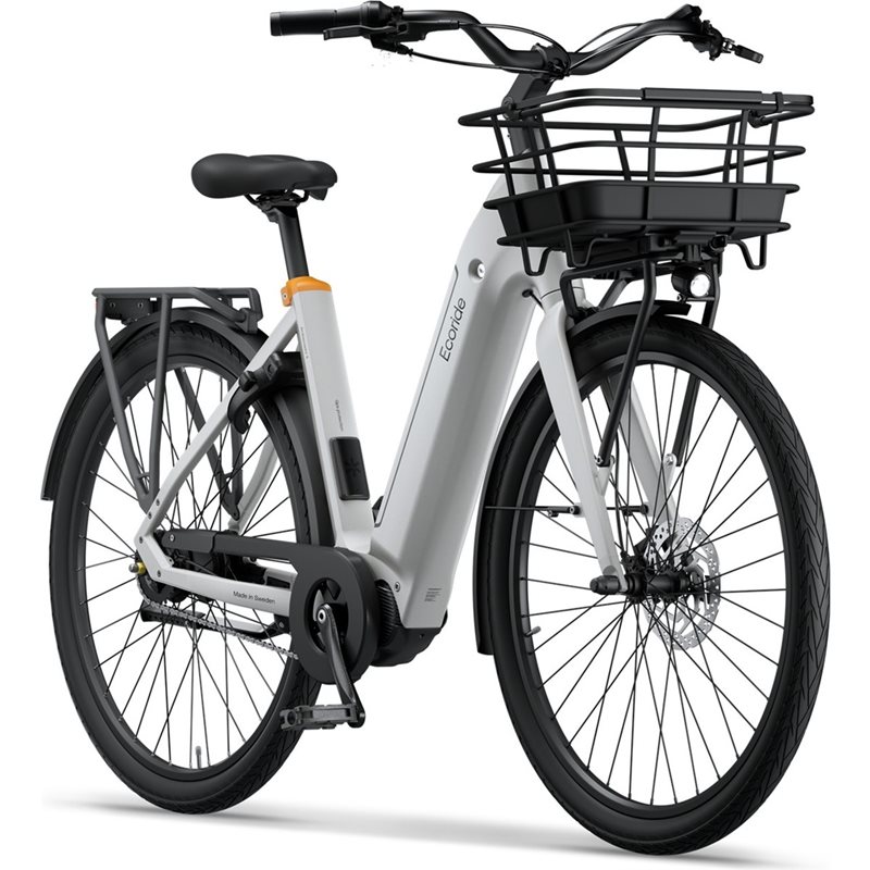 Ecoride Ambassador 4, Vit, Kedja, Mittmotor, Fotbroms