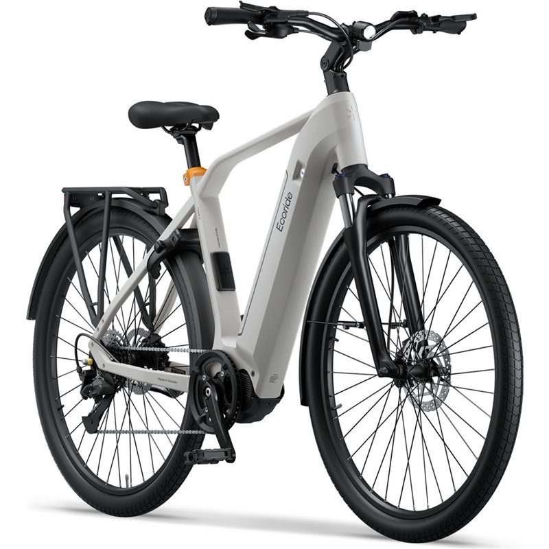 Ecoride Ambassador 4, Vit, Kedja, Mittmotor, Skivbroms