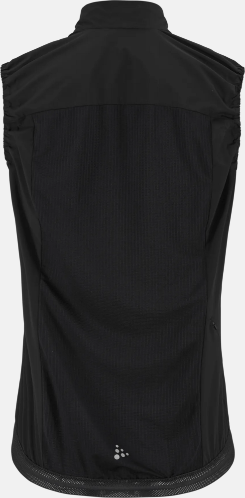Cykelväst Craft Endur Light Wind Vest Herr Svart
