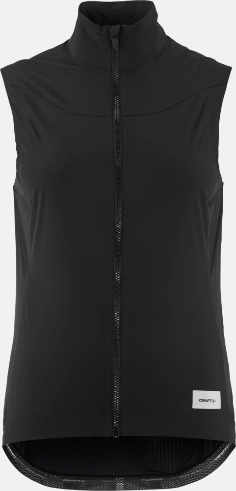 Cykelväst Craft Endur Light Wind Vest Dam Svart