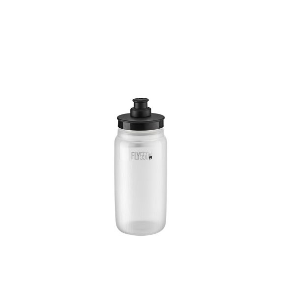 Flaska Elite Fly Tex Clear/Black Cap 550ml