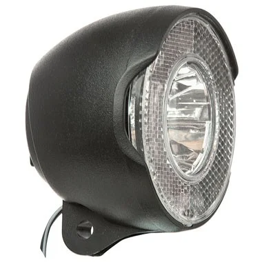 Framlampa 1w led on/off svart