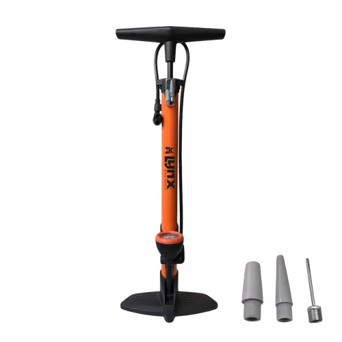 Cykelpump Typhoon med mätare Golvpump