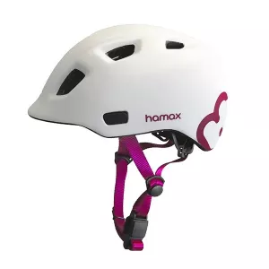 Cykelhjälm Hamax Thundercap 47-52 Vit/rosa