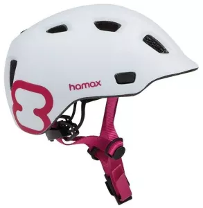 Cykelhjälm Hamax Thundercap 52-56 Vit/rosa