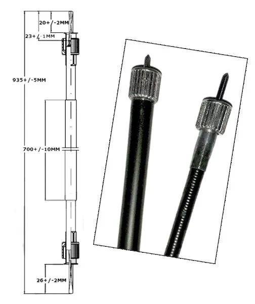 Kabel, Hastighetsmätarwire, Aprilia SR 50