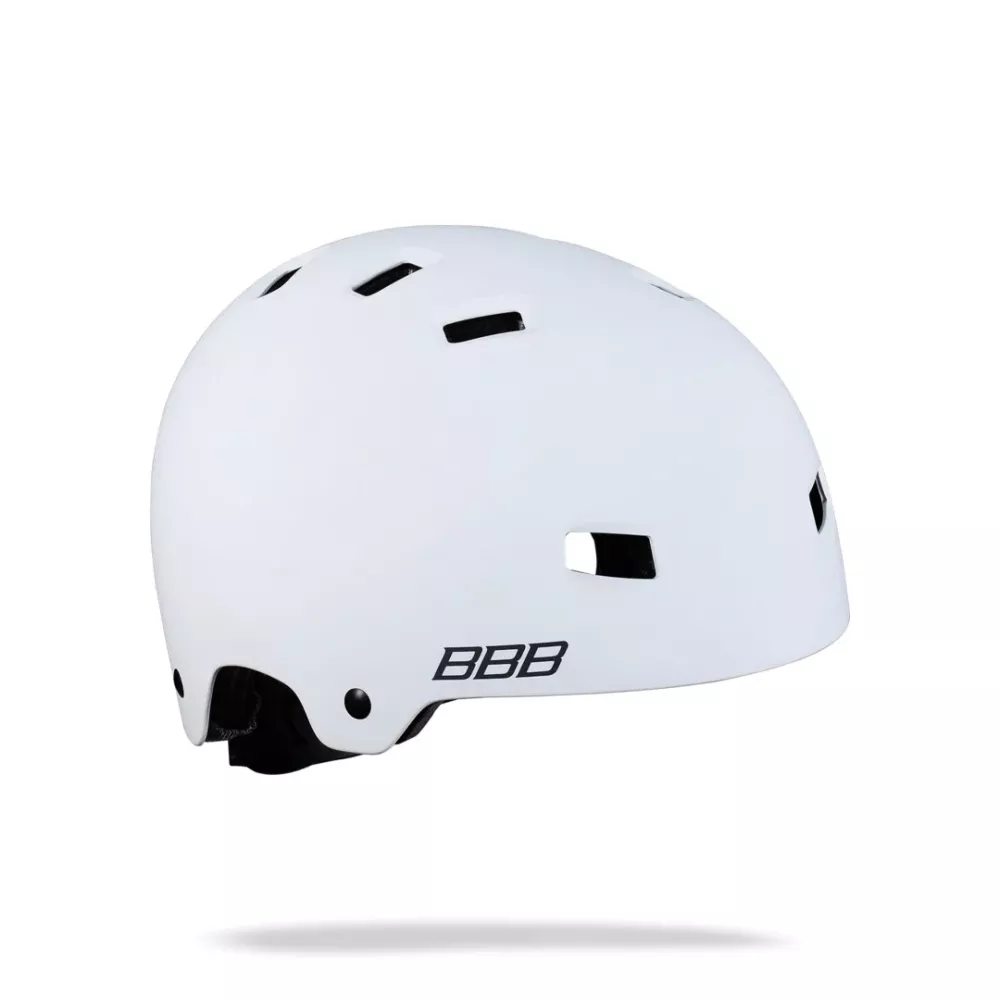 Cykelhjälm Billy matt vit M