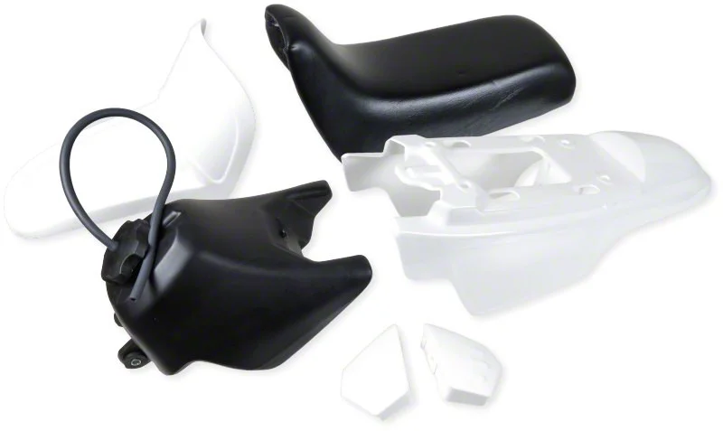 Kåpkit ink tank/sadel, vitt, Yamaha PW50