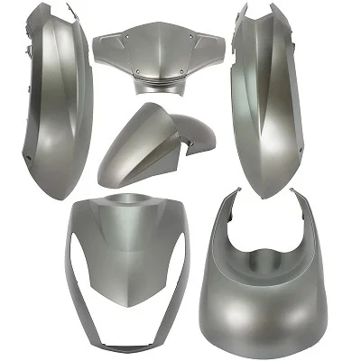 TNT Kåpkit Peugeot Kisbee 6 delar Mattgrå