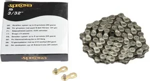 Kedja 1/2X11/128, Silver/Silver, För 9 Delad krans(27vxl) 116 L