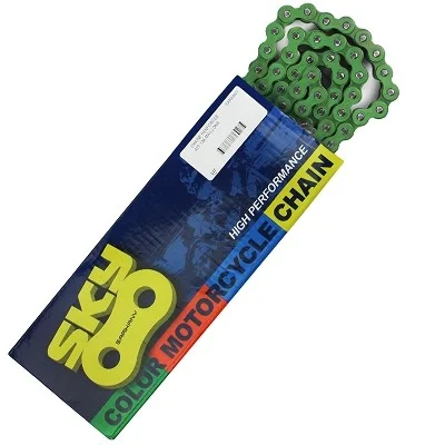 Kedja 1/2x1/4 (420) 134 länk Grön