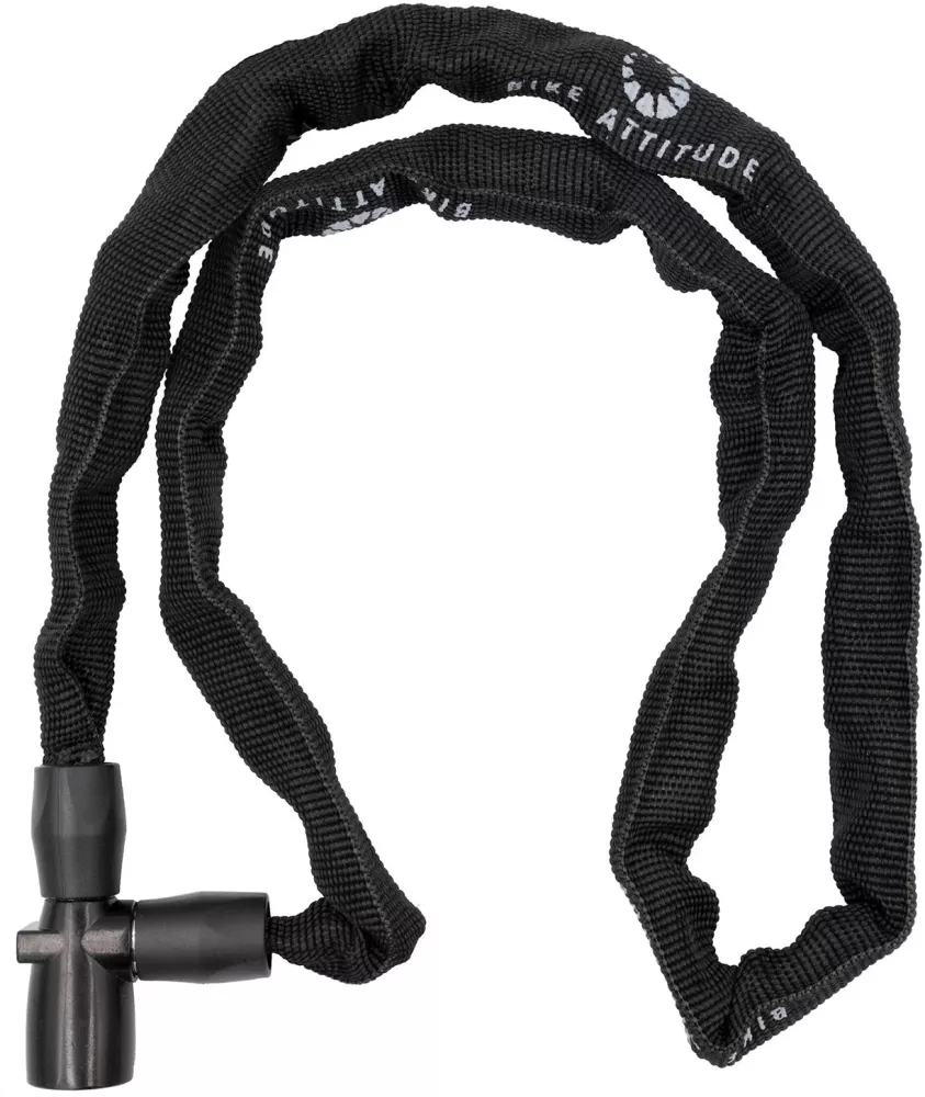 Cykellås Bike Attitude Mattsvart 3,5x900mm m/Nyckel