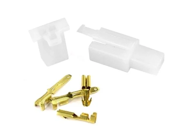 Kontakt hane & hona 2 stift