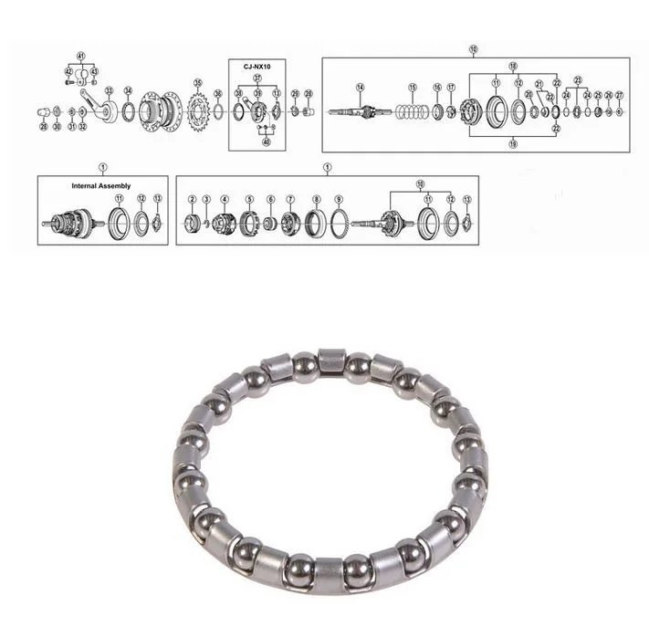 Kulring SHIMANO NEXUS 7/8-vxl, 3/16x16