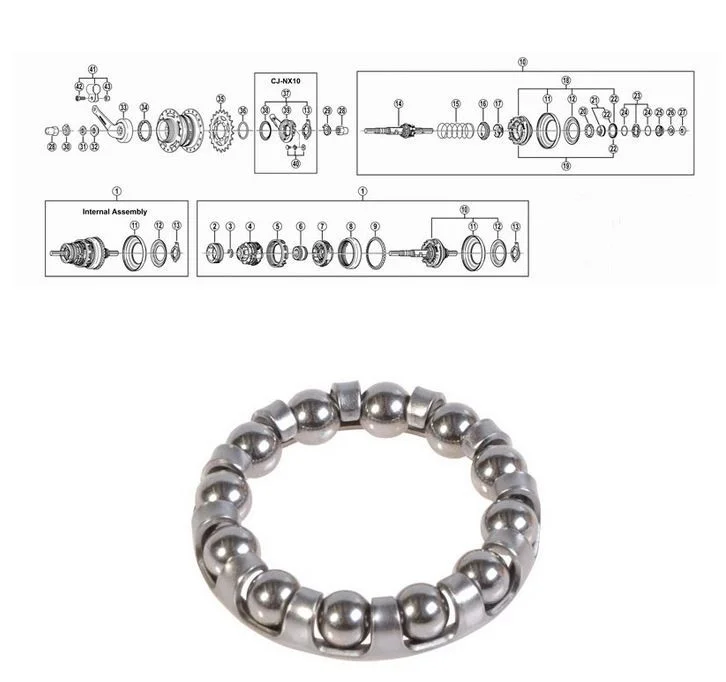 Kulring SHIMANO NEXUS 7-vxl (SG-7C25) 3/16x12