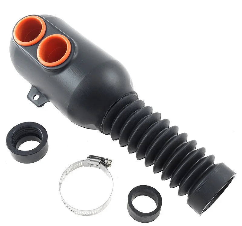 Carenzi Luftfilterbox Racing Svart 35/50 mm Anslutningsdiameter 28/35/46 mm