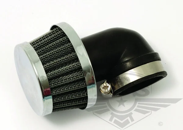 Luftfilter Universa Böjt 90 gr, 32 mm